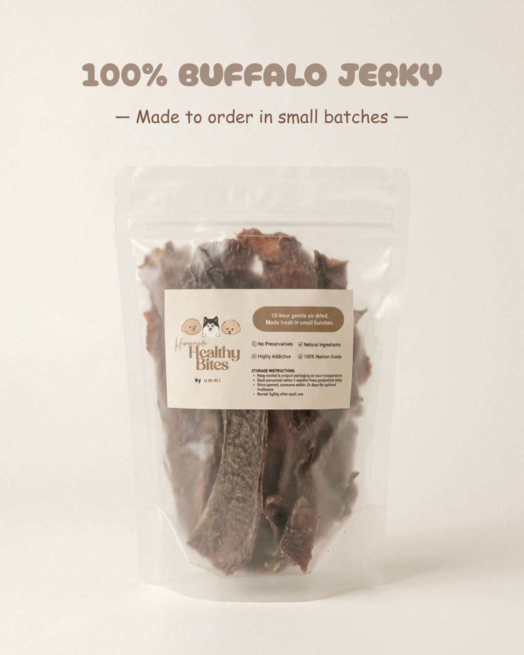 100% Malaysian Buffalo Jerky